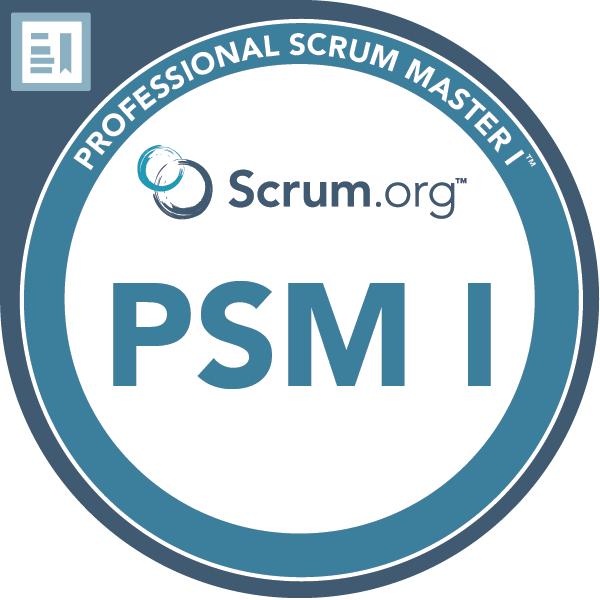 Scrum certification badge